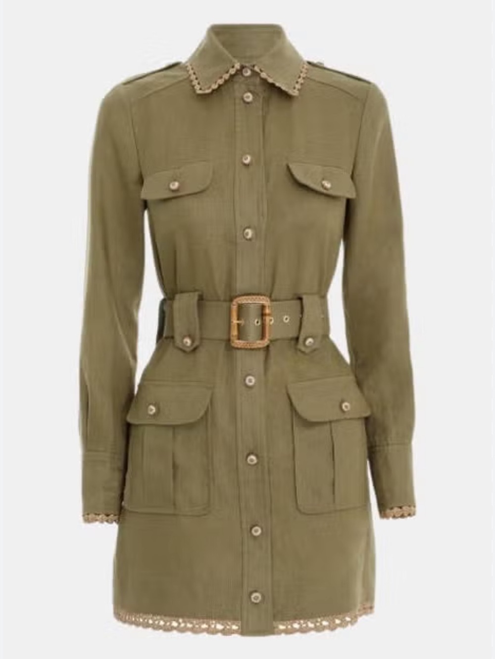 ZIMMERMANN Postcard Shirt Mini Dress